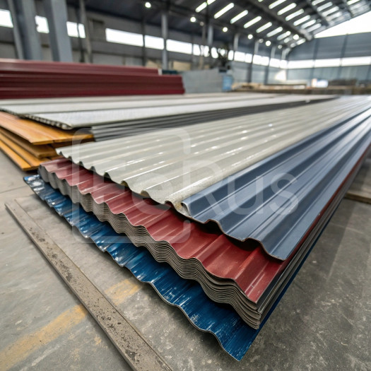 Профнастил R-20 полимерный 0,4х1150х2000 мм RAL 8017 шоколадно-коричневый двусторонний