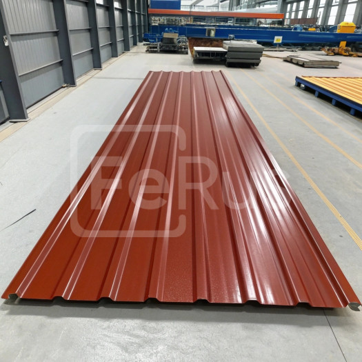 Профнастил С8 полиэстер (Zn100-180) 0,6х1150х800 мм, RAL 3020