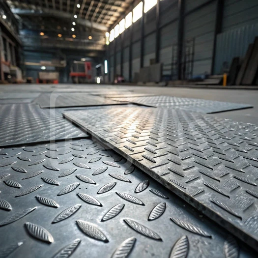 Лист стальной рифленый ромб 0,5х1450 мм Ст1кп ГОСТ 8568-77