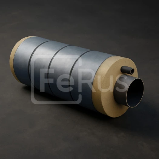 Труба ППУ полиэтиленовая оболочка 133х4 мм Ст20 ГОСТ 10705-80 со спутником DN32